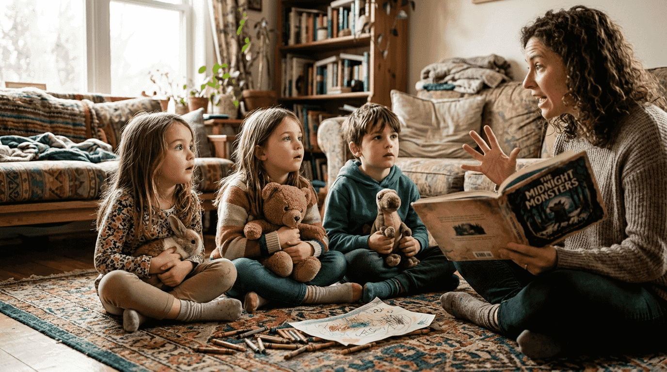 Why scary stories help develop courage in children